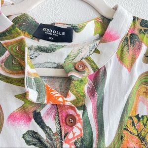 REBDOLLS | Shes That Girl Pleated Hem Linen Skater Mini Dress | PLUS SIZE